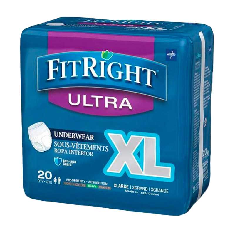FitRight® Ultra Adult Incontinence Underwear (pull-ups), X-Large