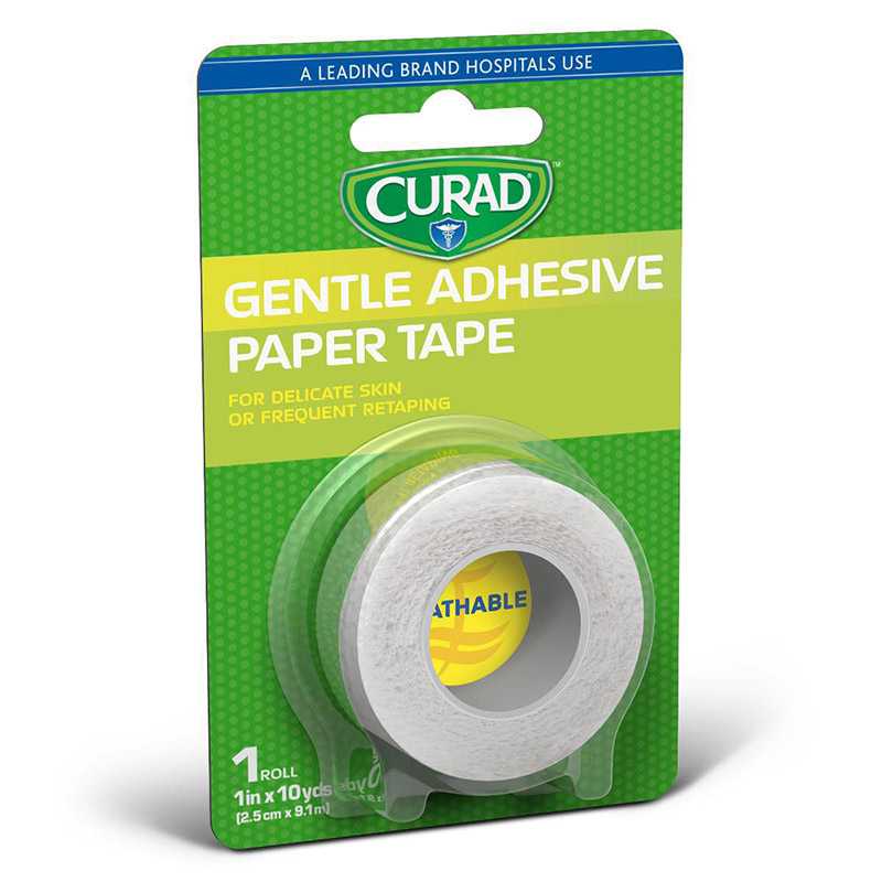 Curad® First Aid Paper Adhesive Tape, 1 in x 10 yds