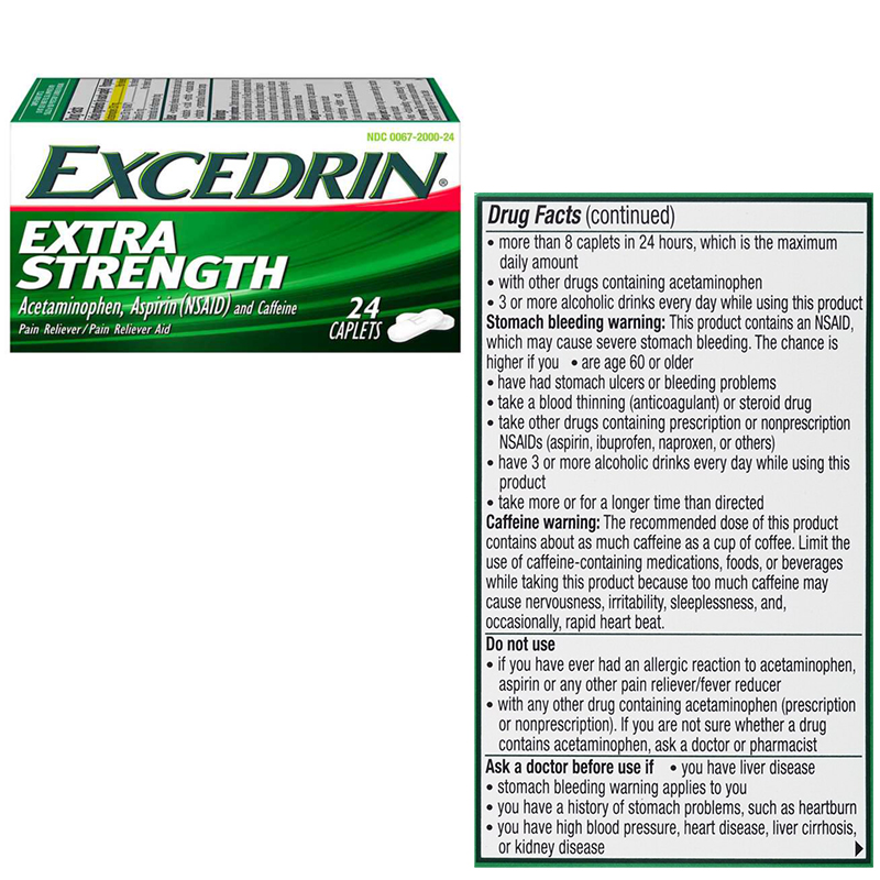 Excedrin® Migraine Extra Strength Caps 