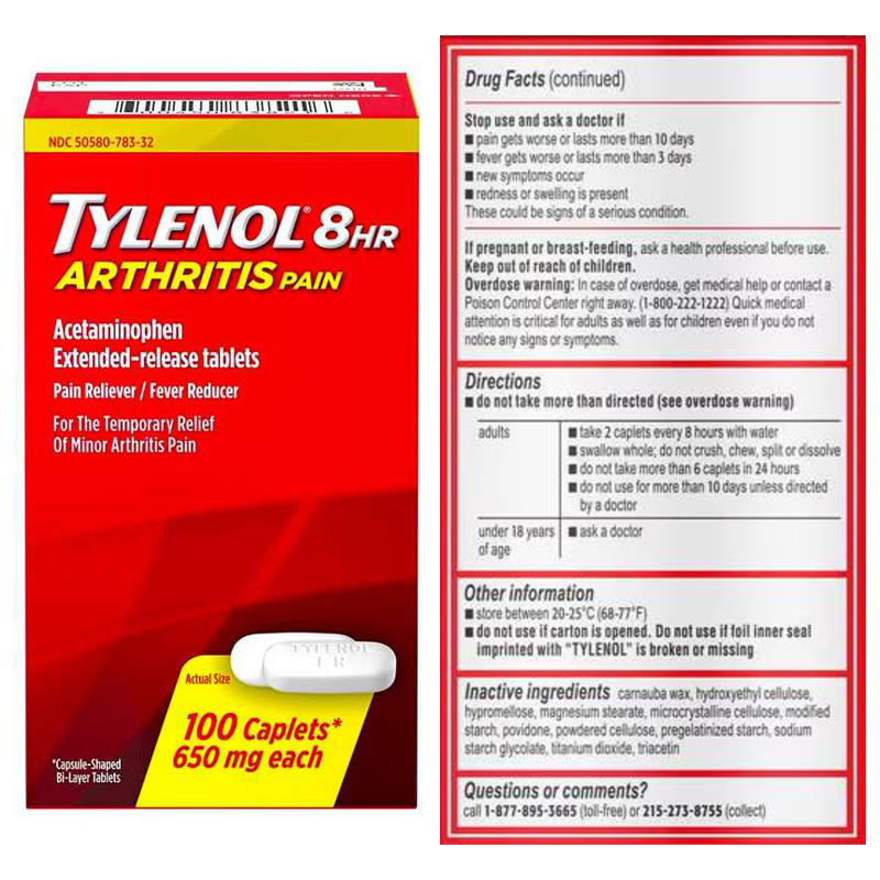 Tylenol® 8-Hr Arthritis Pain Relief Caps 