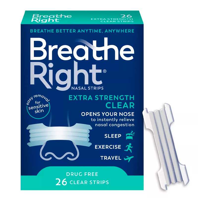 Breathe Right® Clear Nasal Strips, Extra Strength 