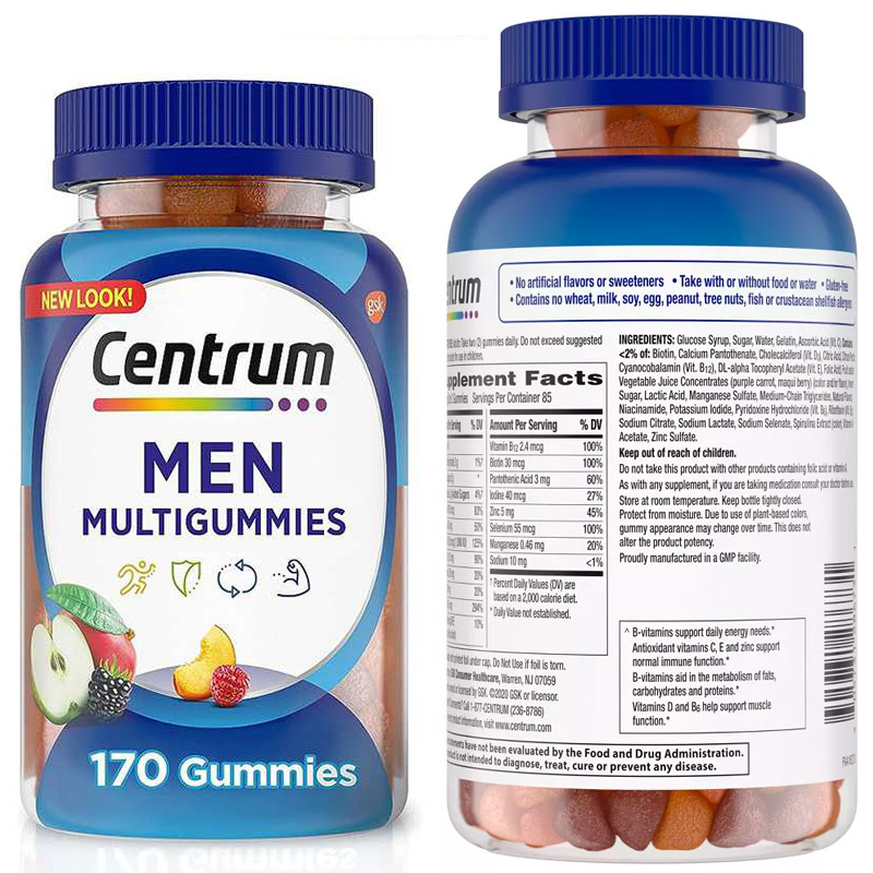 Centrum® Men's Multi-Vitamin Gummies 