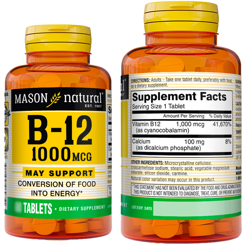 Mason Natural® Vitamin B12 Sublingual 