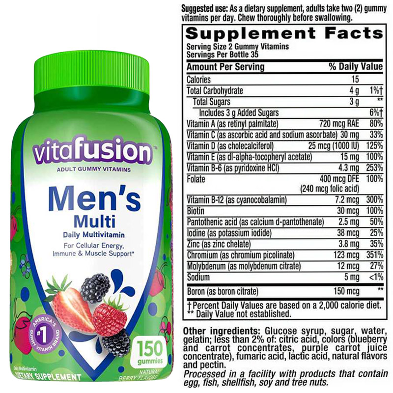 Vitafusion® Men's Multi-Vitamin Gummies 