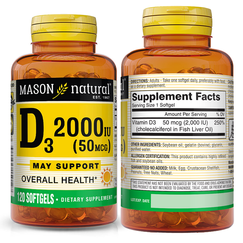 Vitamin D3 Softgels 