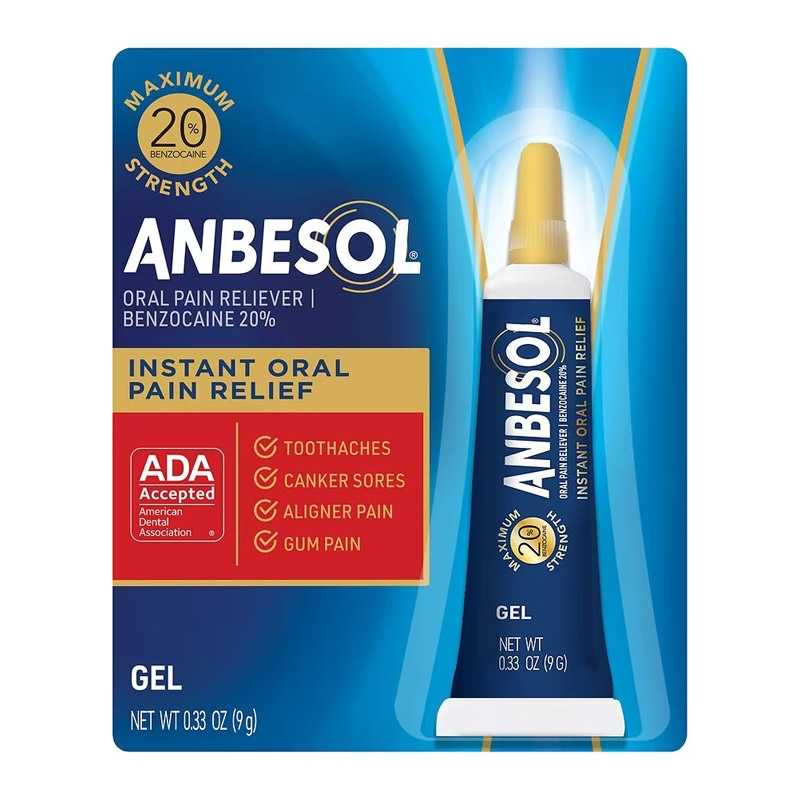 Anbesol® Pain Relief Gel, Max Strength