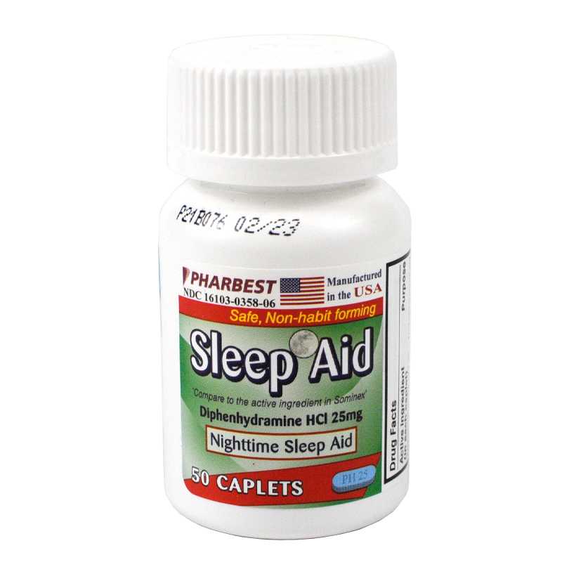 Diphenhydramine Sleep Tabs 