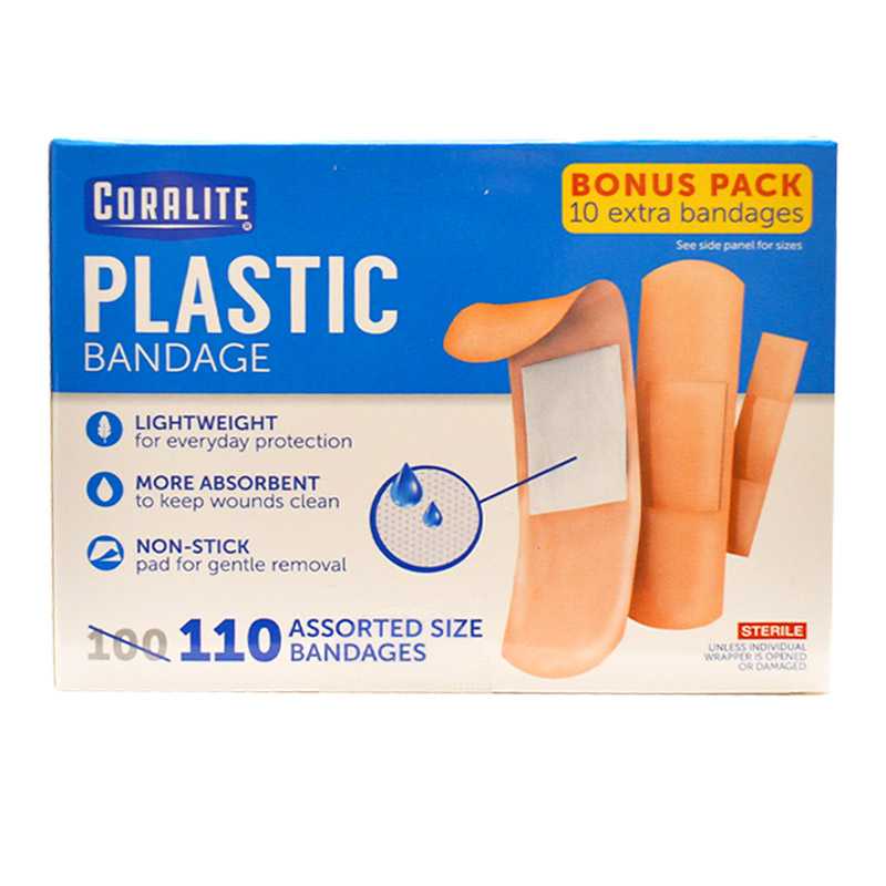 Adhesive Bandages, Assorted 