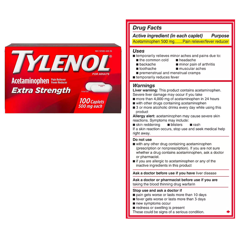 Tylenol® Extra Str Caps 