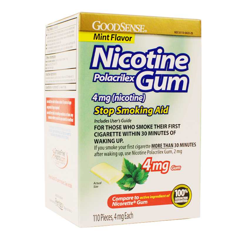 Nicotine Gum 4mg 
