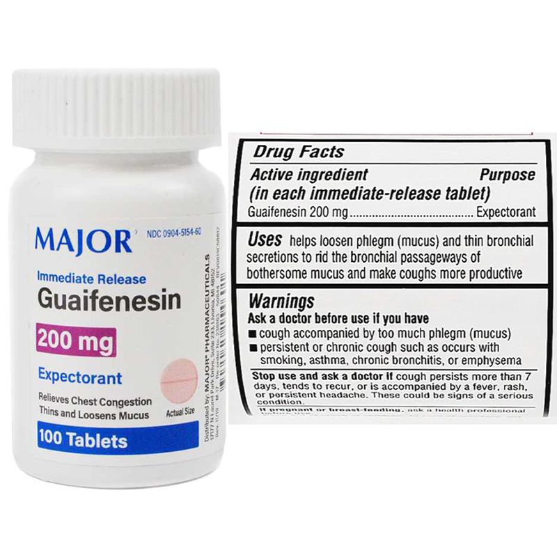 Guaifenesin Tablets 