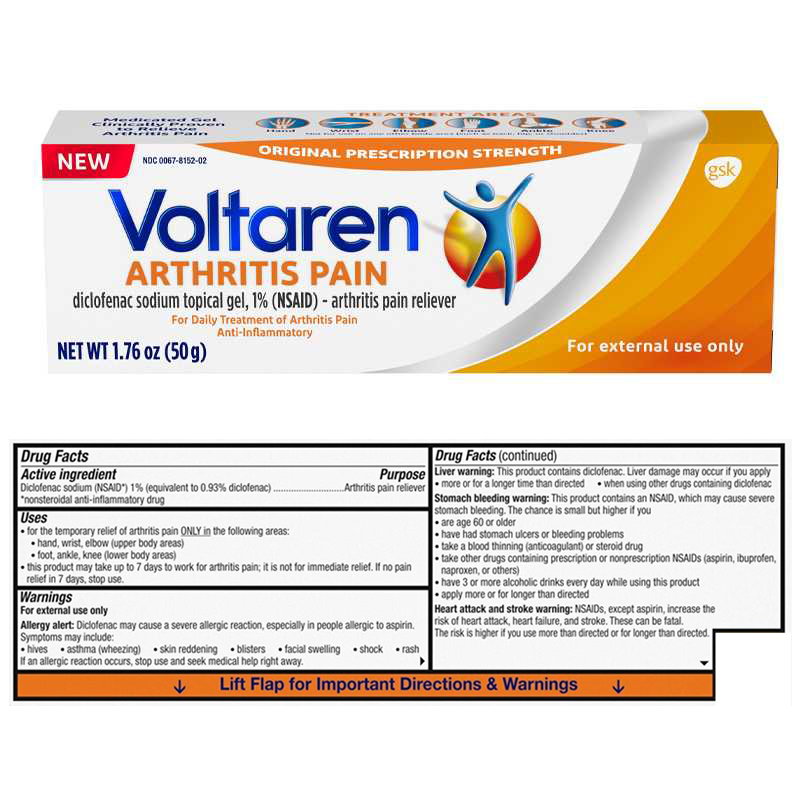 Voltaren® Arthritis Pain Relief Gel