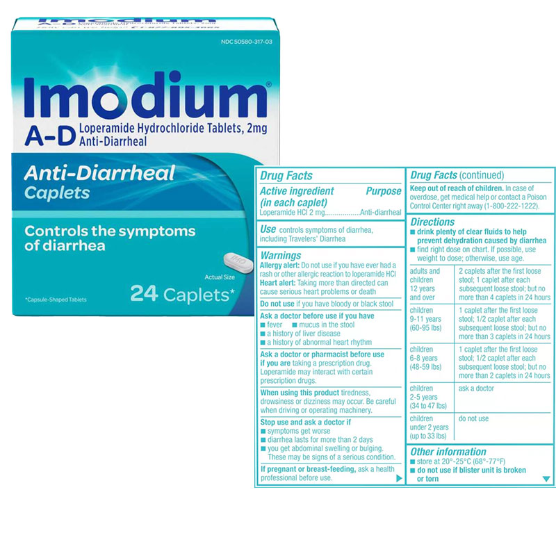 Imodium® A-D Anti-Diarrheal Caps