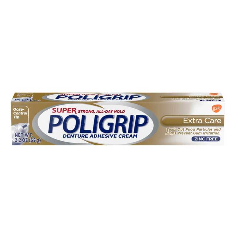 Poligrip® Extra Care Denture Adhesive Cream