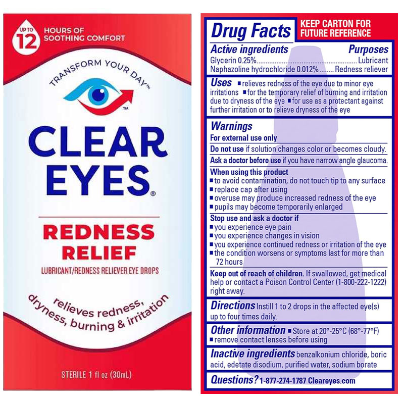 Clear Eyes® Redness Relief Eye Drops