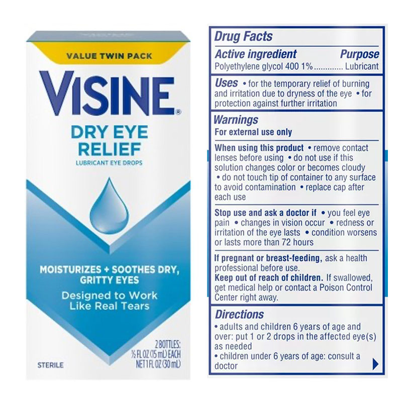 Visine® Lubricating Eye Drops